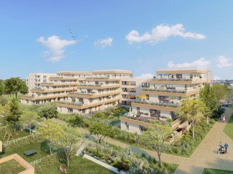 Perspective Desjardins Angers logements neufs